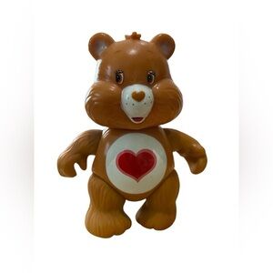 Vintage Care Bears 3.25” Figure Tender-heart Bear, Poseable Arms Legs Head